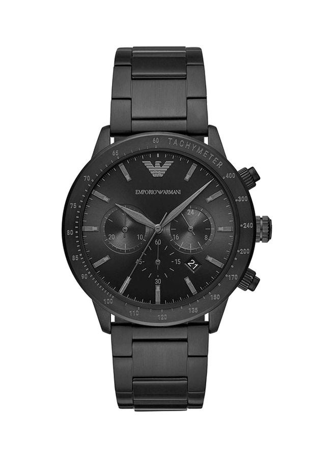 EMPORIO ARMANI Men Mario Stainless Steel Chronograph Watch AR11242 - Image 1